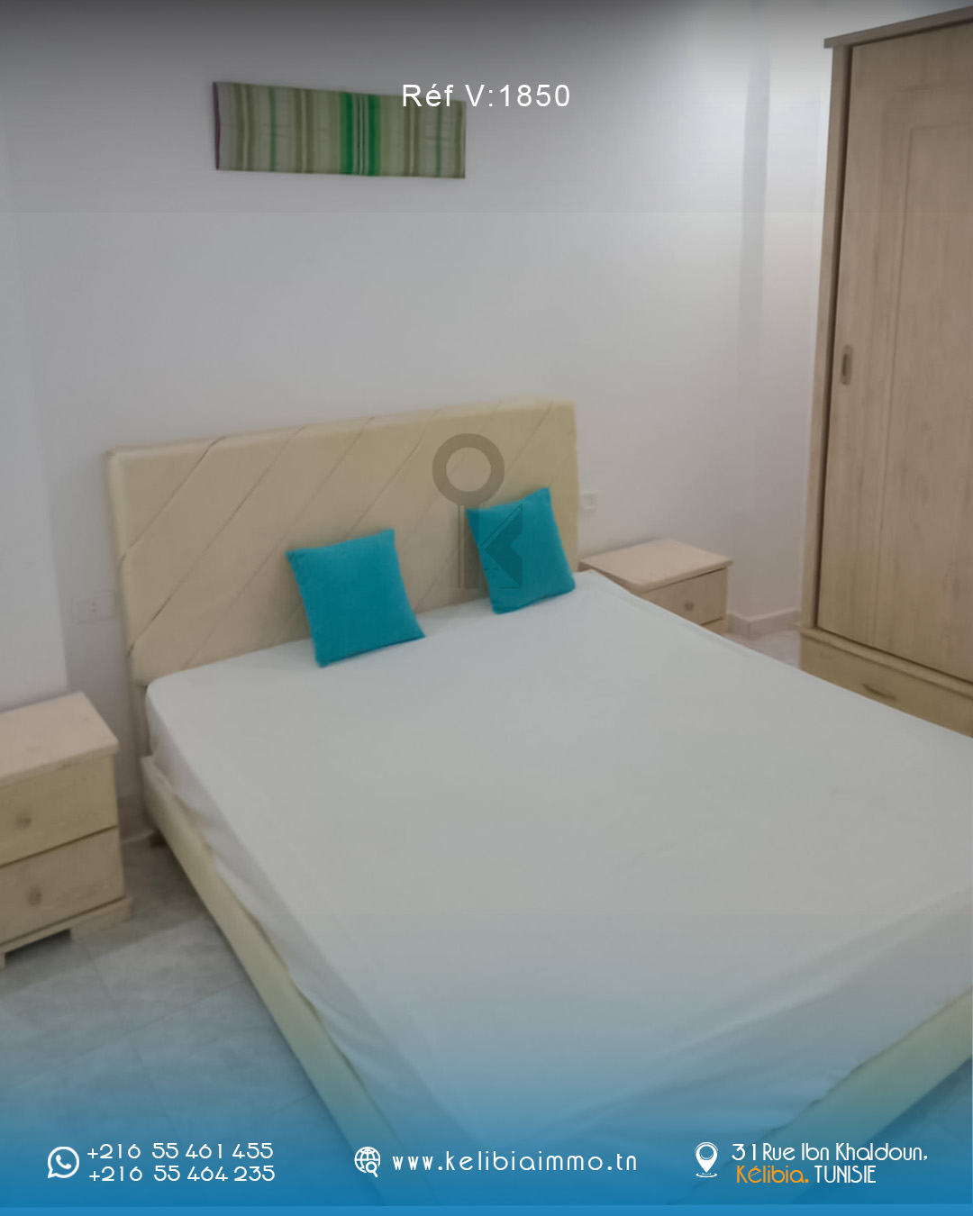 Kelibia&nbsp;Kelibia&nbsp;Vente&nbsp;Appart. 2 pi�ces&nbsp;Appartement a seulement 5 minutes de la plage
