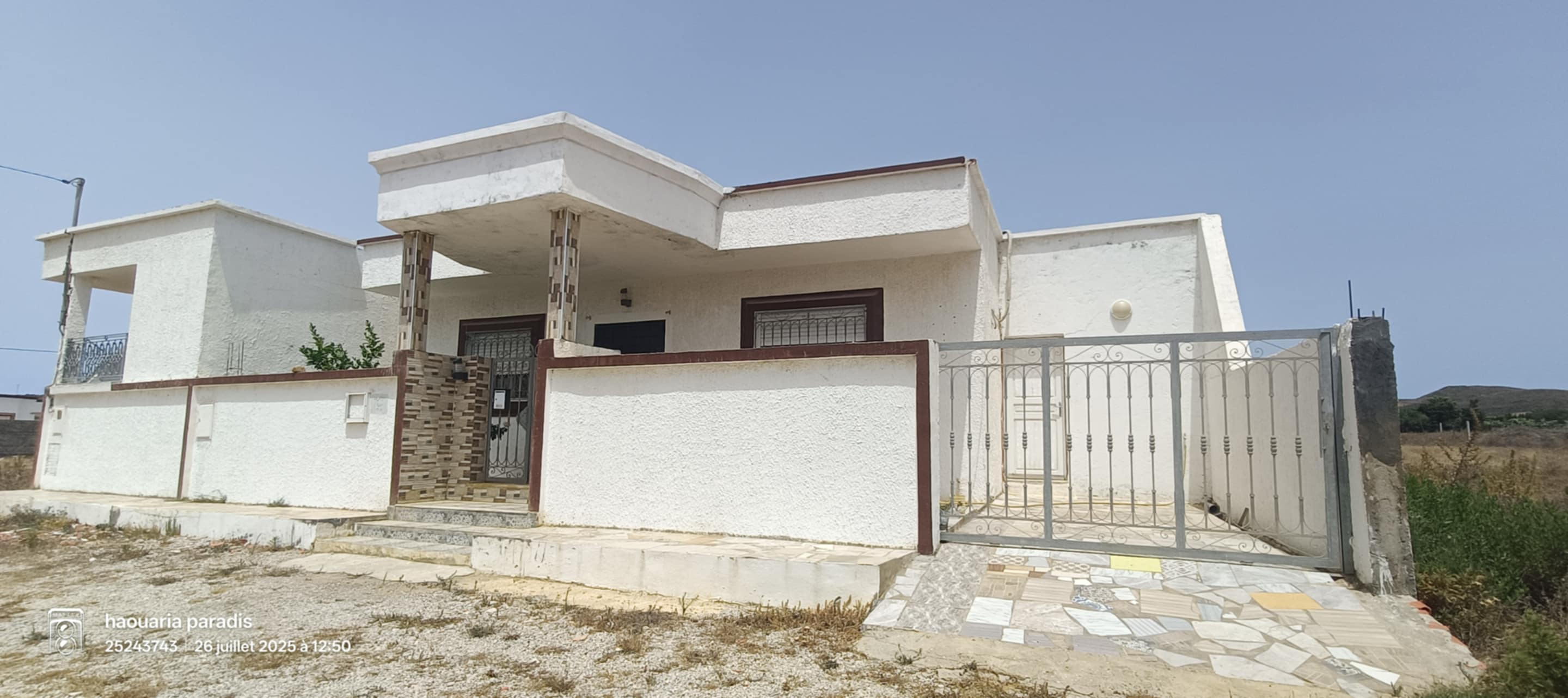 El Haouaria&nbsp;Cite El Izdihar&nbsp;Vente&nbsp;Maisons&nbsp;Une villa avec un studio a  el hawareya