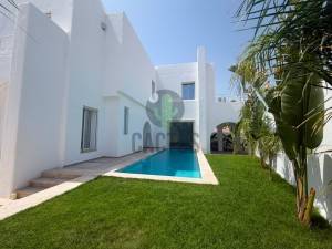 Hammamet&nbsp;Hammamet&nbsp;Vente&nbsp;Maisons&nbsp;   villa grecque  hammamet ref759a