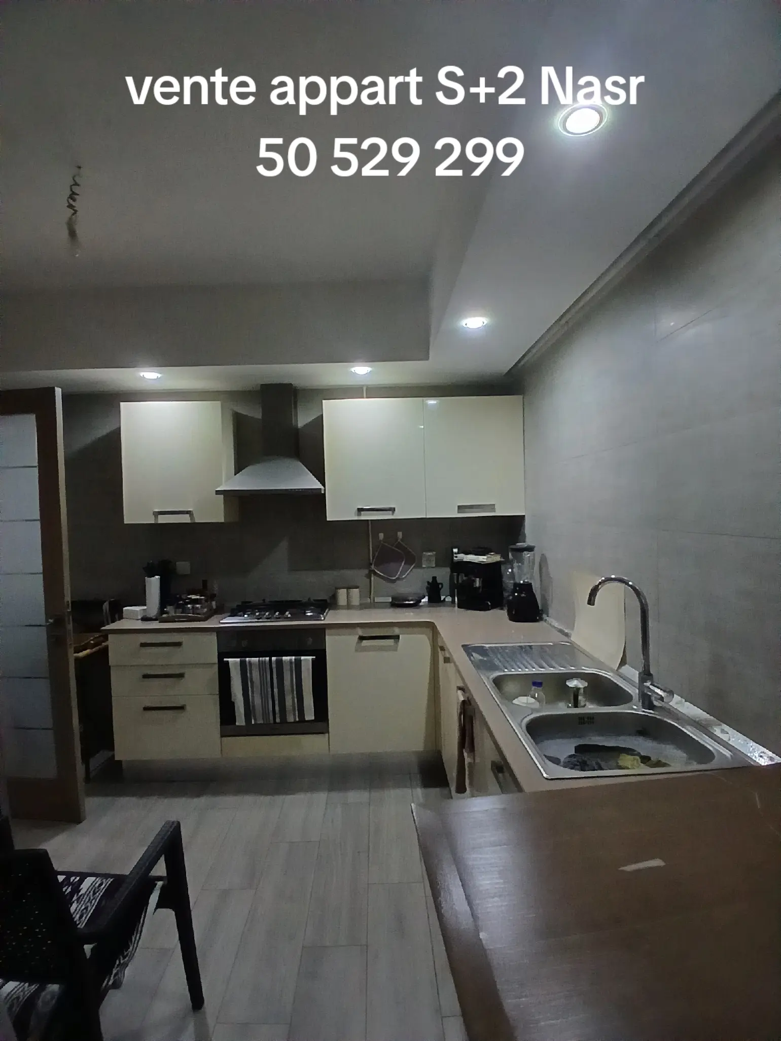 Ariana Ville&nbsp;Cite Ennasr 2&nbsp;Vente&nbsp;Appart. 3 pi�ces&nbsp;Appartement s2 cit� nasr av hedi nouira