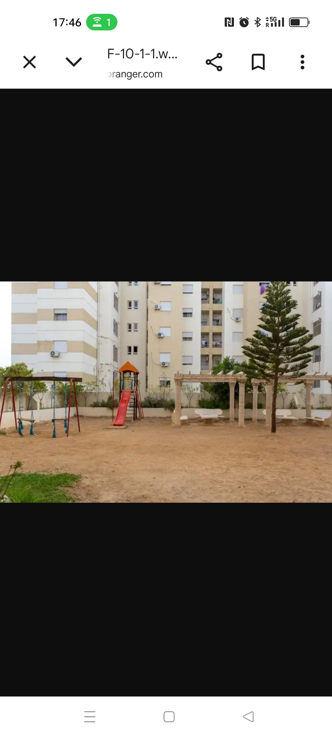 Ariana Ville&nbsp;Cite Ennasr 2&nbsp;Vente&nbsp;Appart. 4 pi�ces&nbsp;Jolie s3 jardin menzeh 2