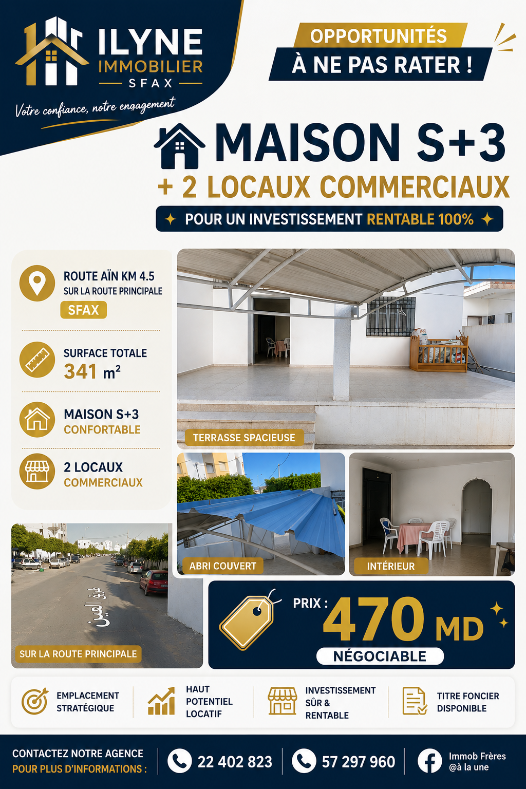Vente&nbsp;Maisons - Tunisie