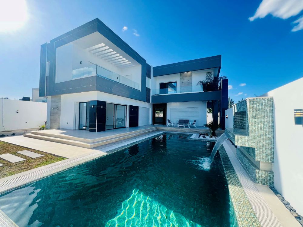 Hammamet&nbsp;Hammamet&nbsp;Vente&nbsp;Maisons&nbsp;V605 villa turquoise sf