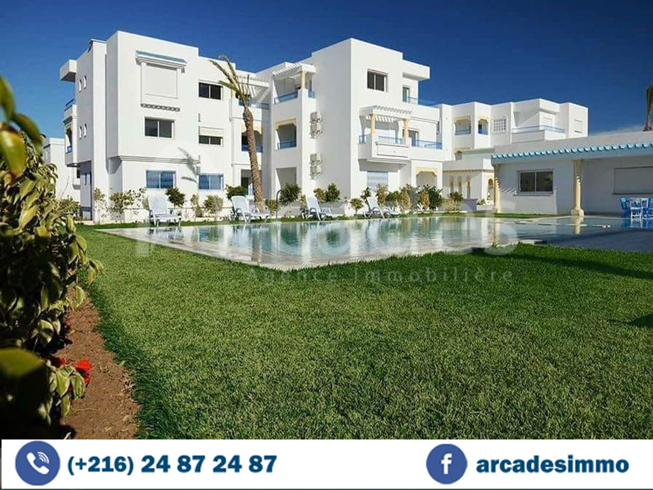 Vente&nbsp;Appart. 2 pi�ces - Tunisie