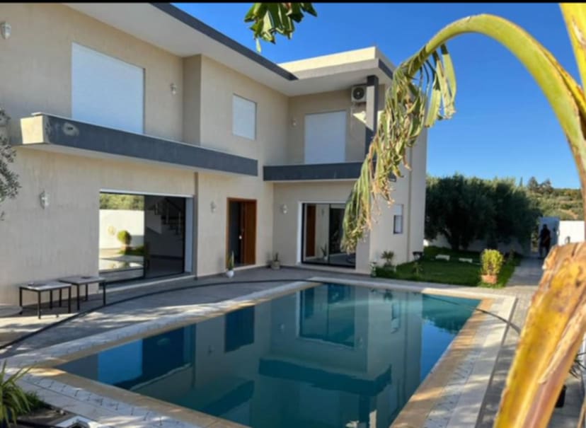 Hammamet&nbsp;Bir Bouregba&nbsp;Vente&nbsp;Maisons&nbsp;Villa haute standing oued lassoued