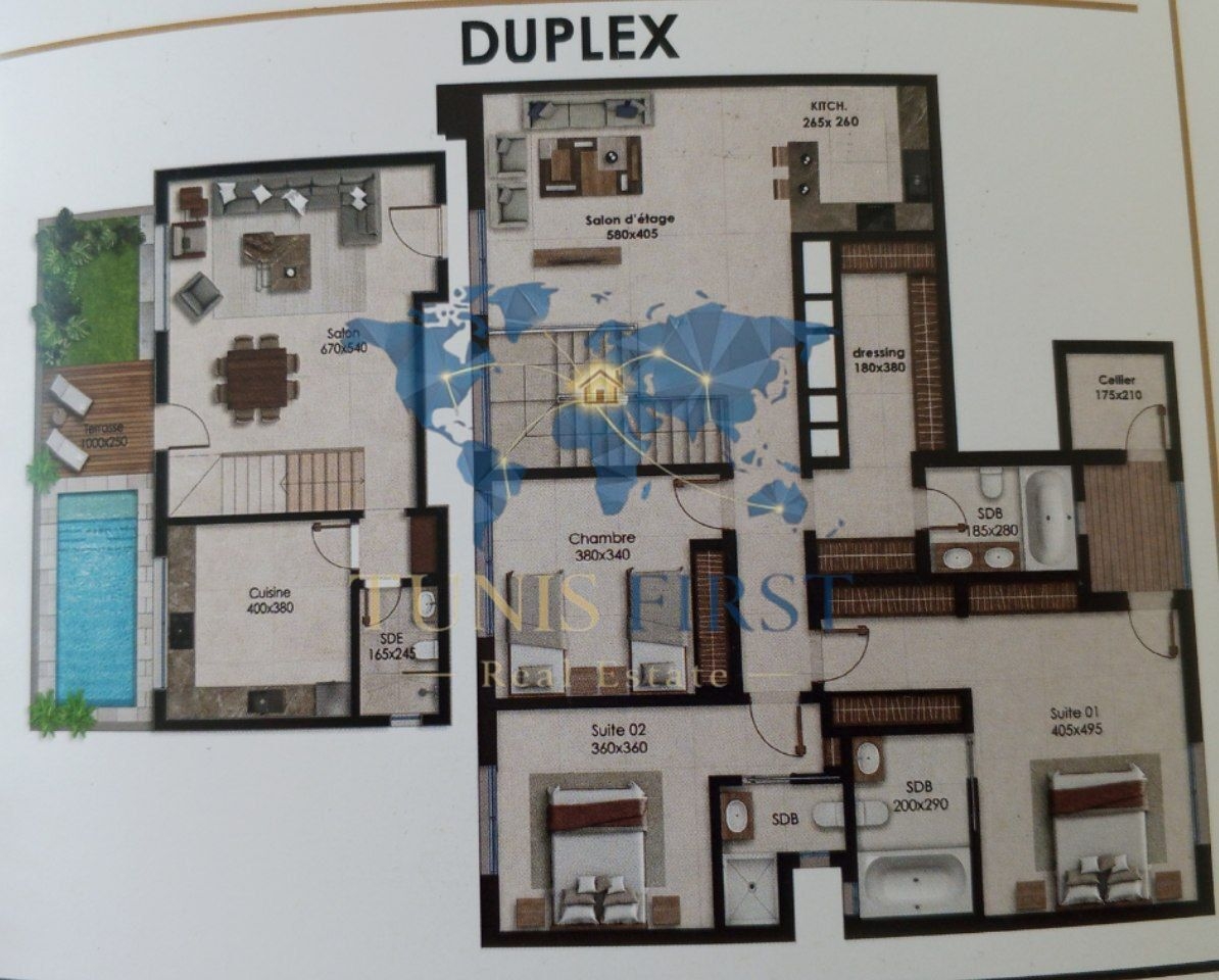Vente&nbsp;Duplex - Tunisie