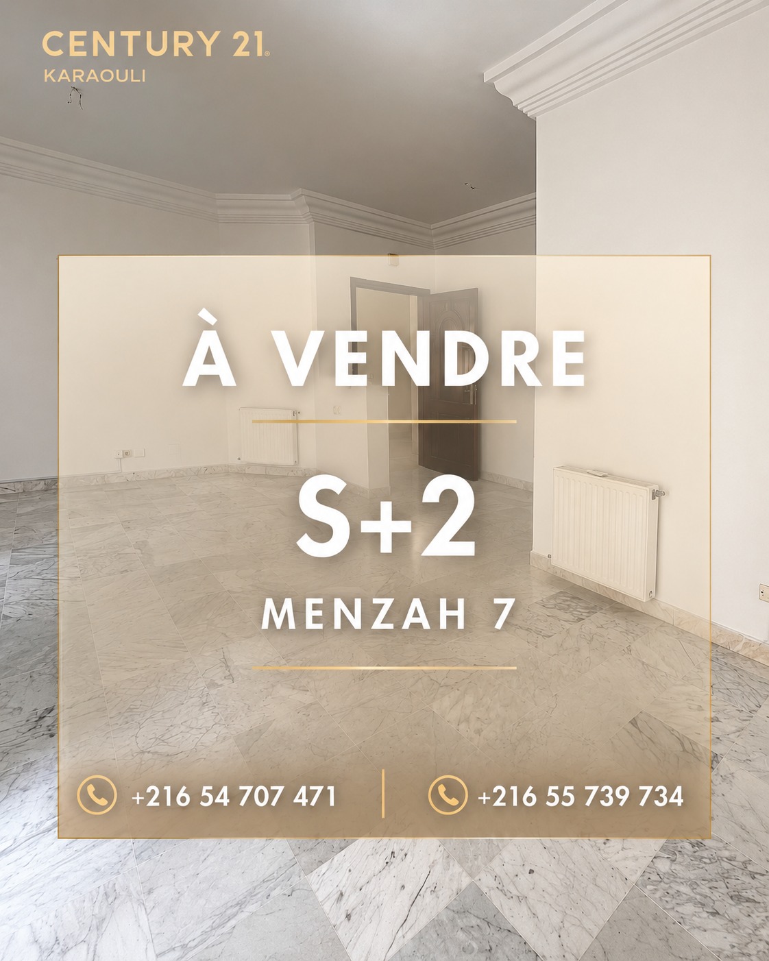 Vente&nbsp;Appart. 2 pi�ces - Tunisie