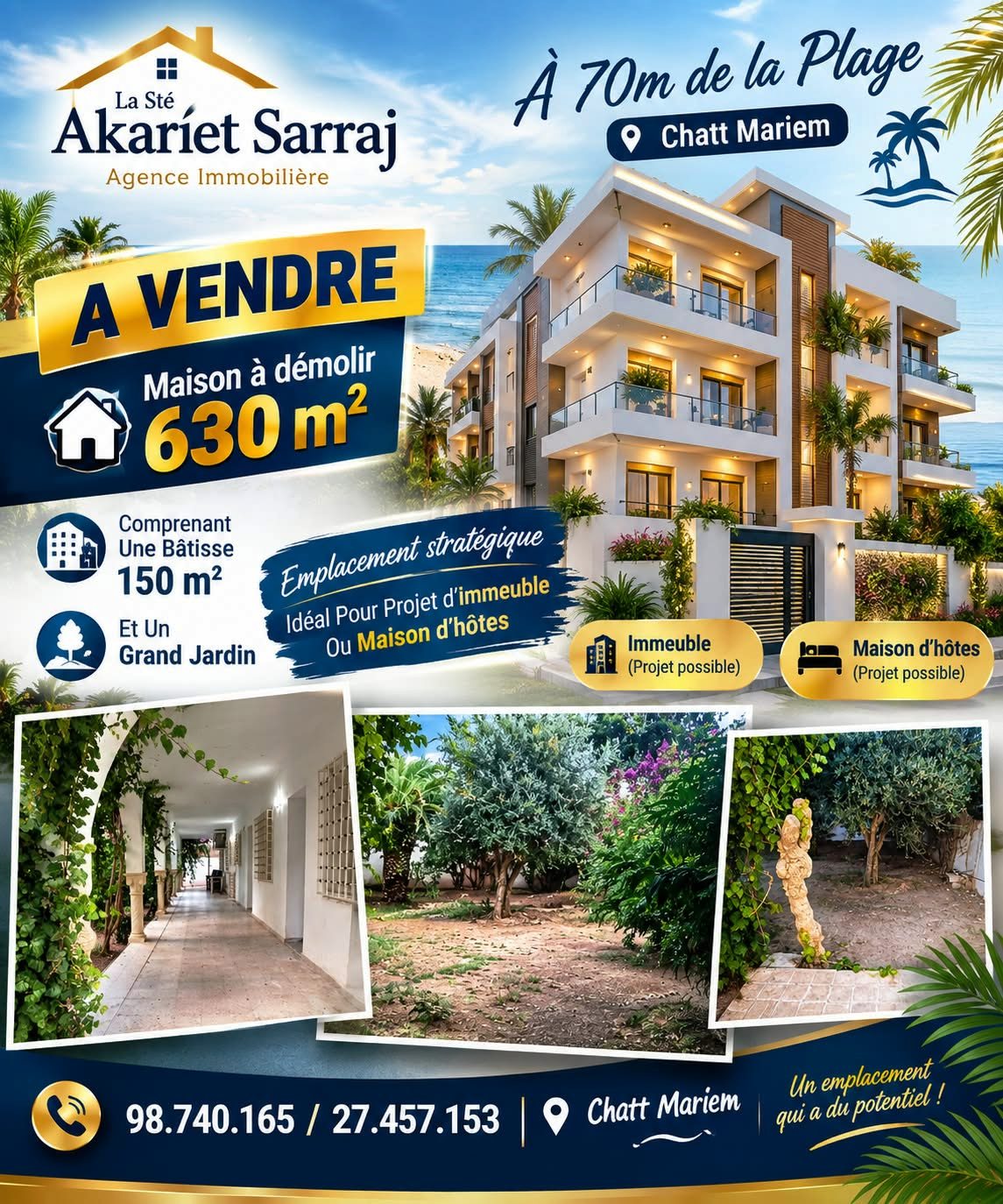 Vente&nbsp;Maisons - Tunisie
