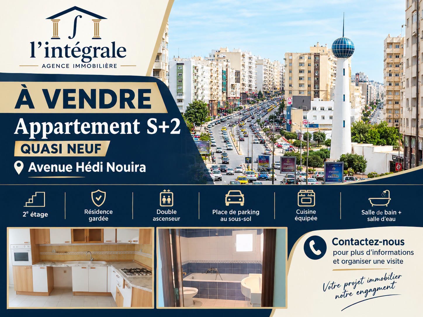 Vente&nbsp;Appart. 3 pi�ces - Tunisie