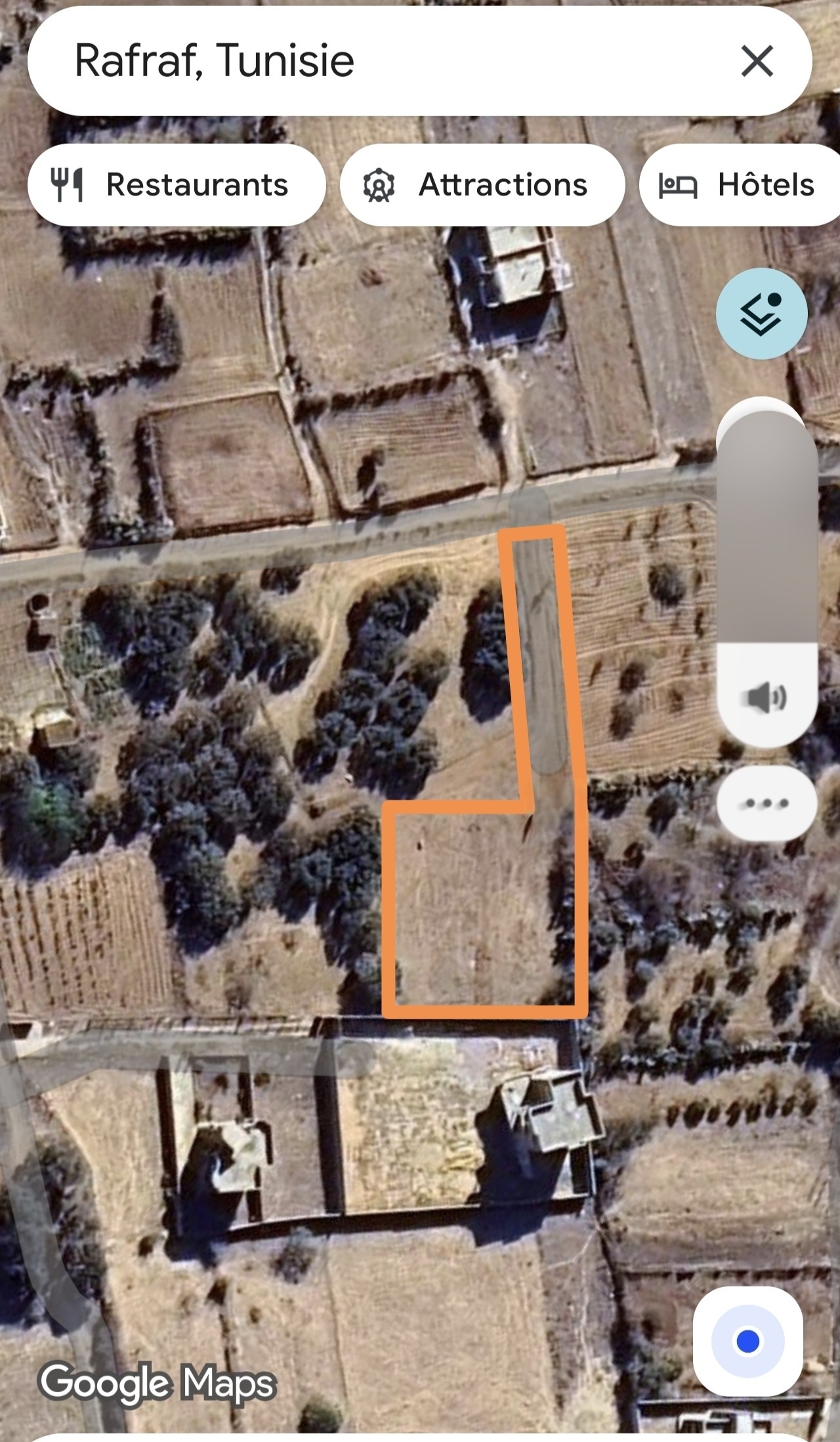 Ras Jebel&nbsp;Rafraf Plage&nbsp;Terrain&nbsp;Terrain agricole&nbsp;Terrain de 1300 m2 a rafraf plage