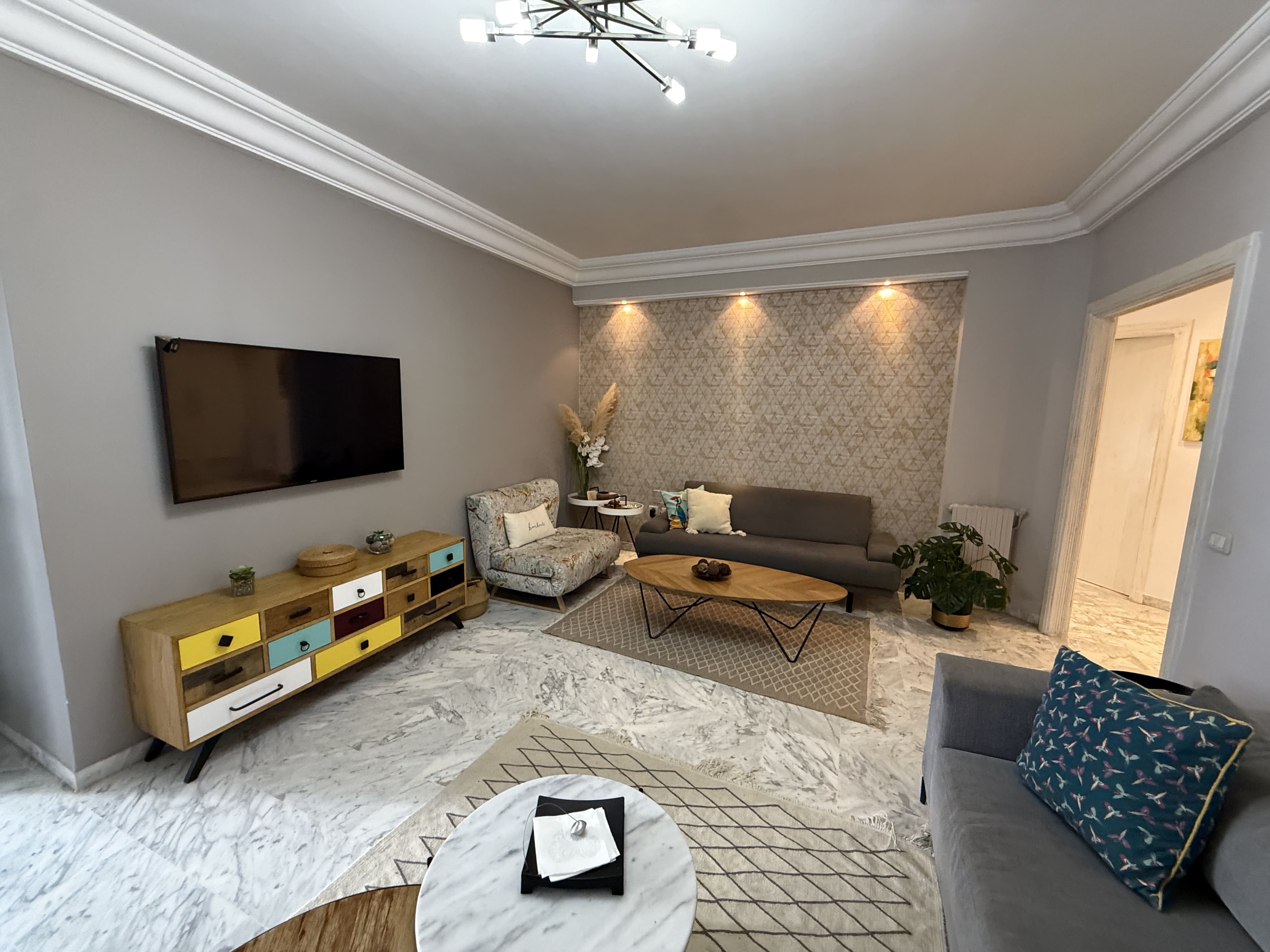 La Soukra&nbsp;Dar Fadhal&nbsp;Vente&nbsp;Appart. 3 pi�ces&nbsp;Tr�s beau appartement  haut standing